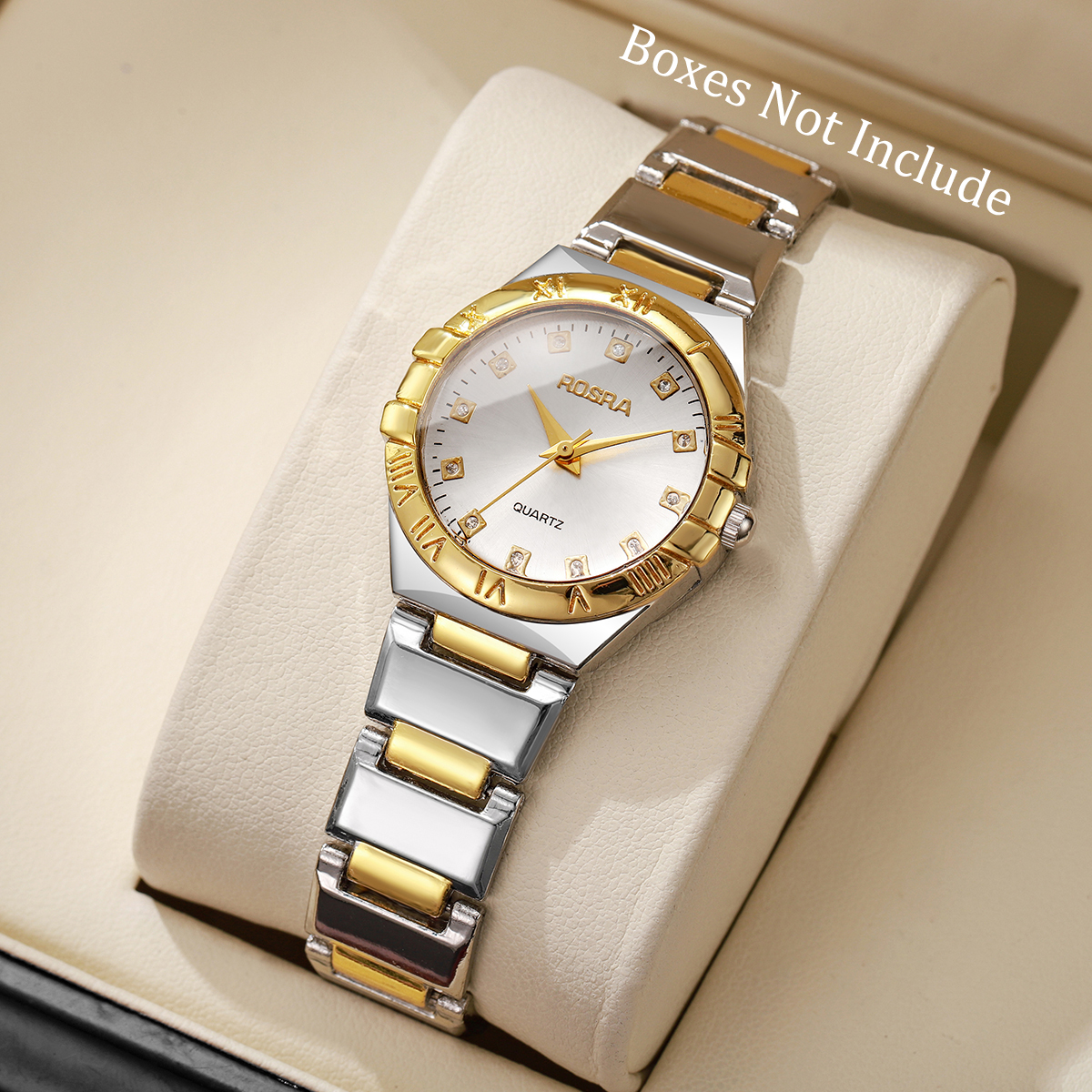 Luxury Watch Case Travel - Luxury Rhinestone Women Quartz Watch Fashion