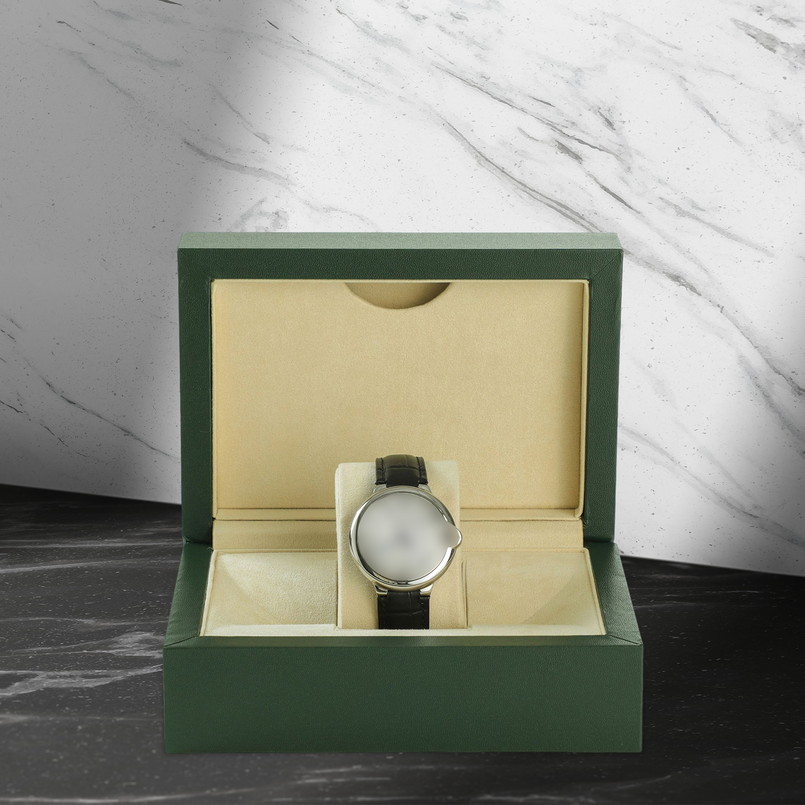 Luxury Watch Collection Box - Watch Box Dustproof Ornament Wood PU