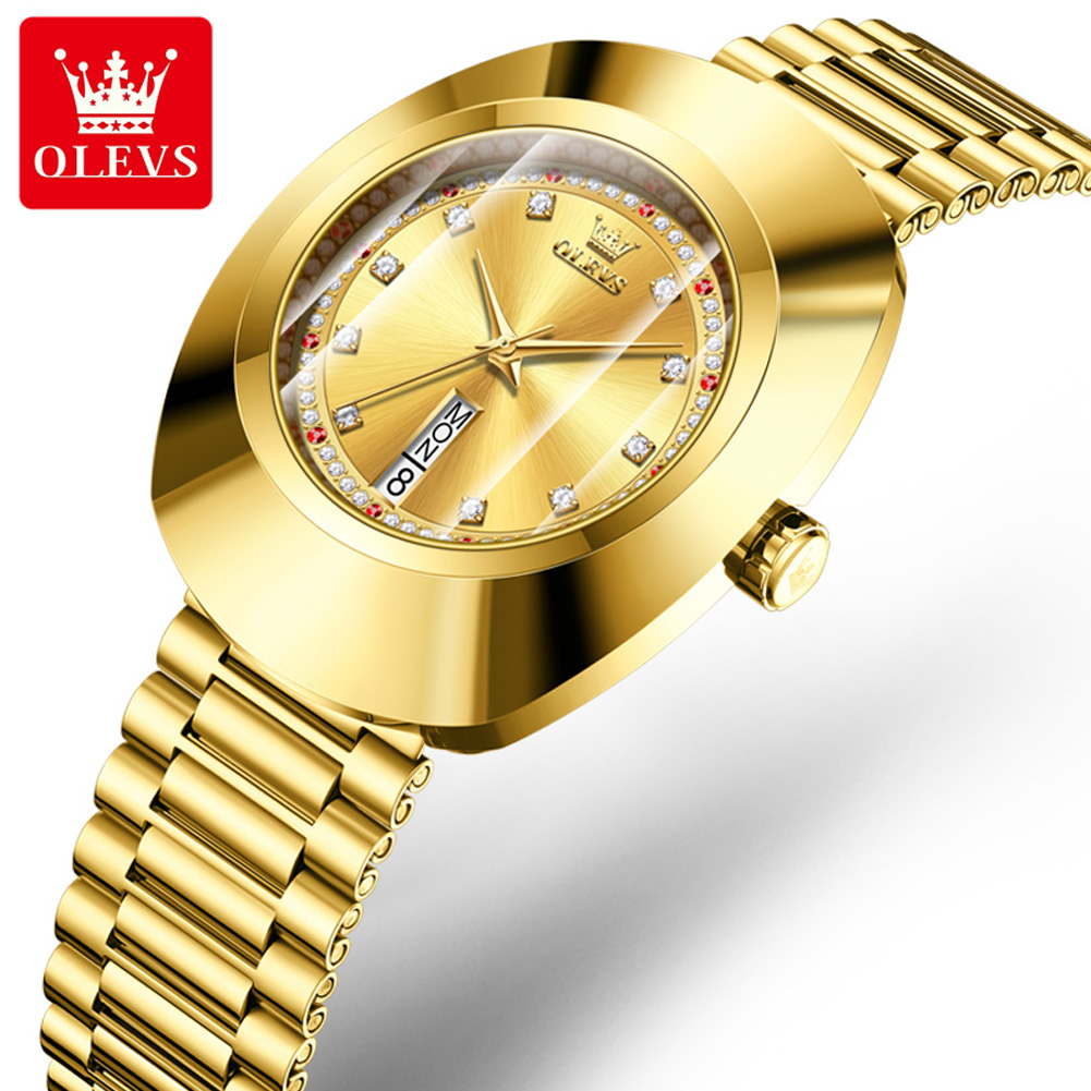Luxury Watch Exhibition - OLEVS 7017 New Diamond Luxury Quartz
