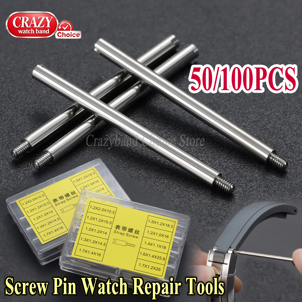 Luxury Watch Expensive - 50pcs 100pcs Stainless Steel Screw Pin