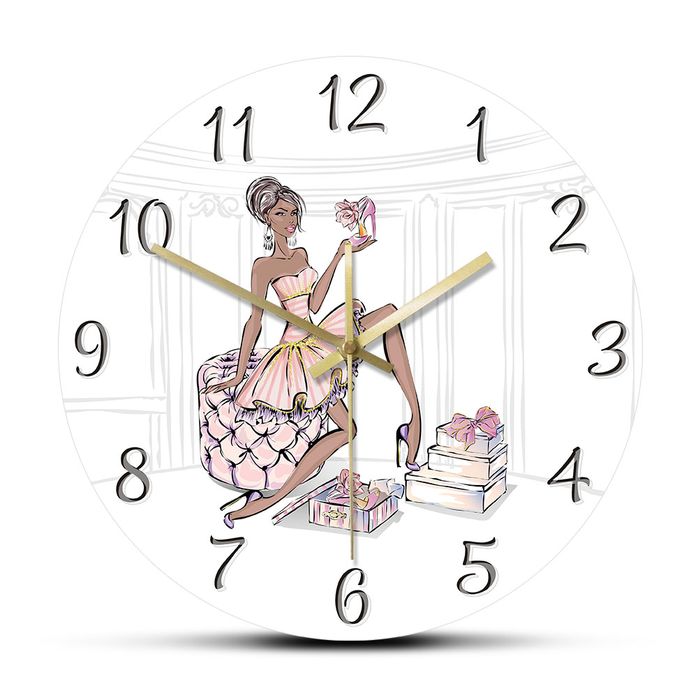 Luxury Watch Shop - Fashion Girl With High Heel Shoes
