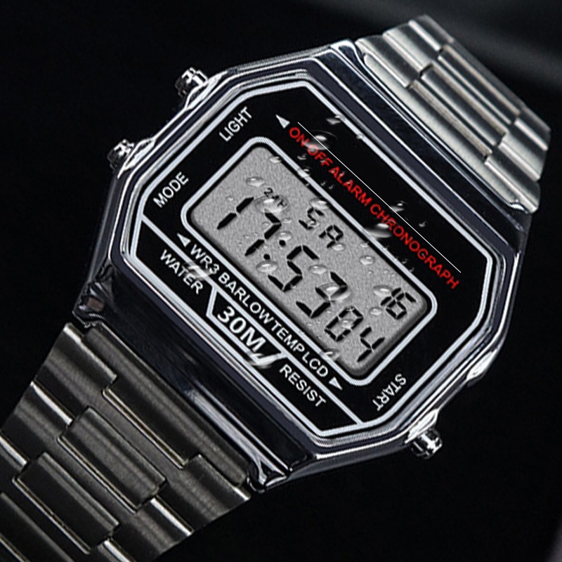 Luxury Watch Price - Luxury F91W Steel Strap Watches Women