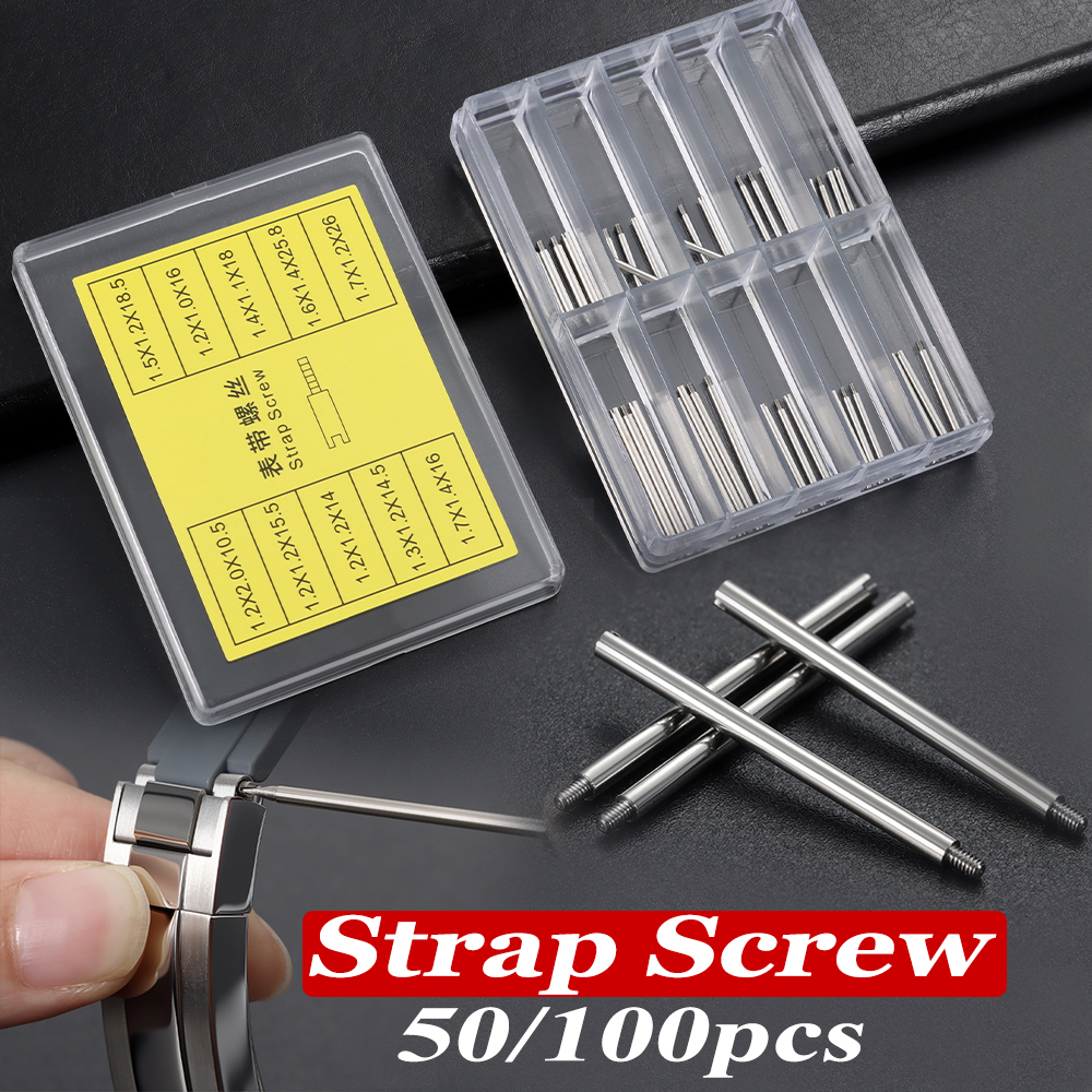 50pcs 100pcs Metal Screws Rod  - Luxury Watch Expensive 리뷰 및 가격