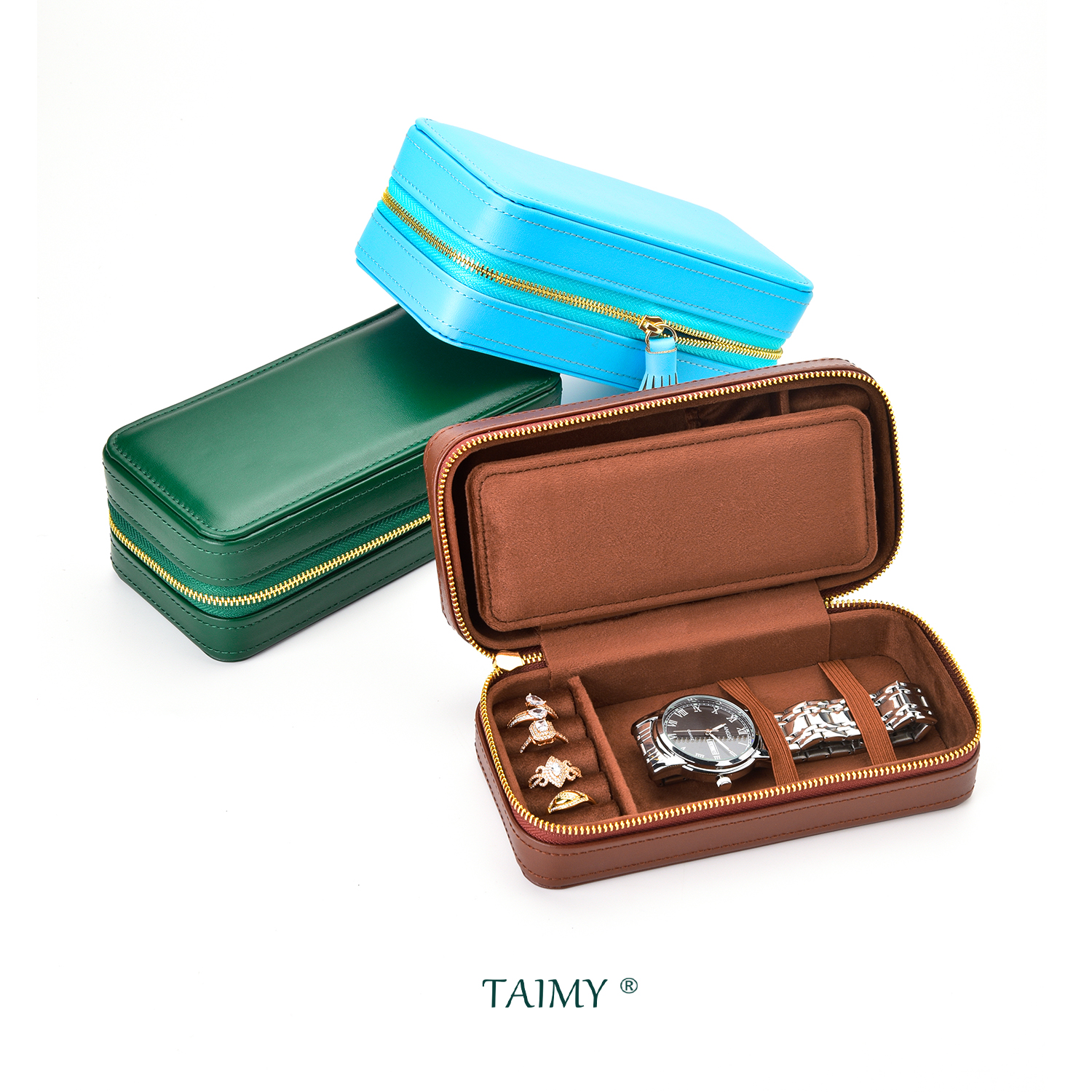 Luxury Pu Leather Jewelry Box  - Luxury Watch Case Travel 리뷰 및 가격