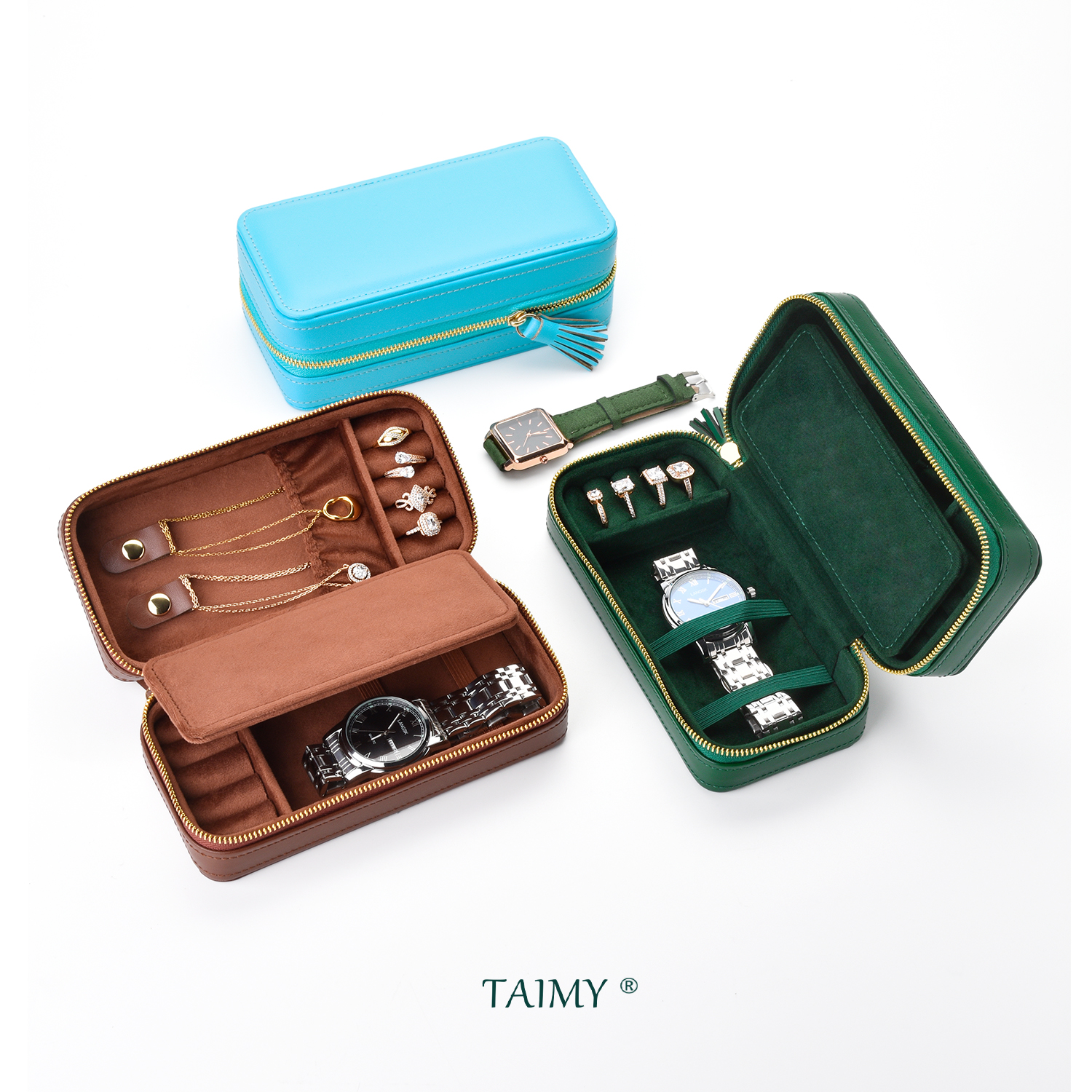 Luxury Pu Leather Jewelry Box  - Luxury Watch Case Travel 리뷰 및 가격
