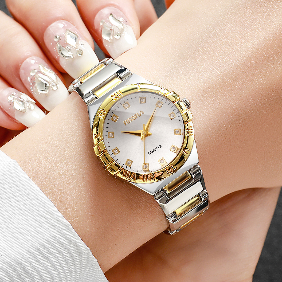 Luxury Rhinestone Women Quartz - Luxury Watch Case Travel 리뷰 및 가격