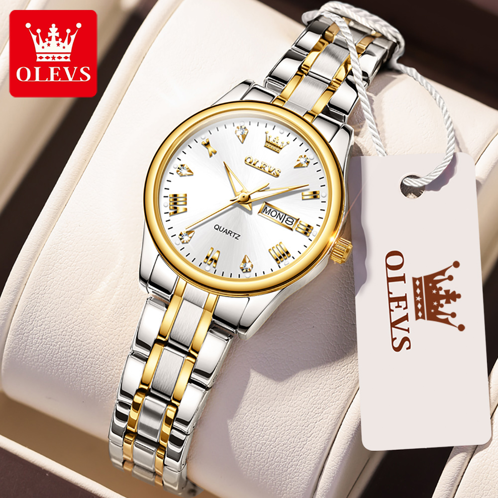 OLEVS 5563 New Fashion Women Q - Luxury Watch Leather Strap 리뷰 및 가격