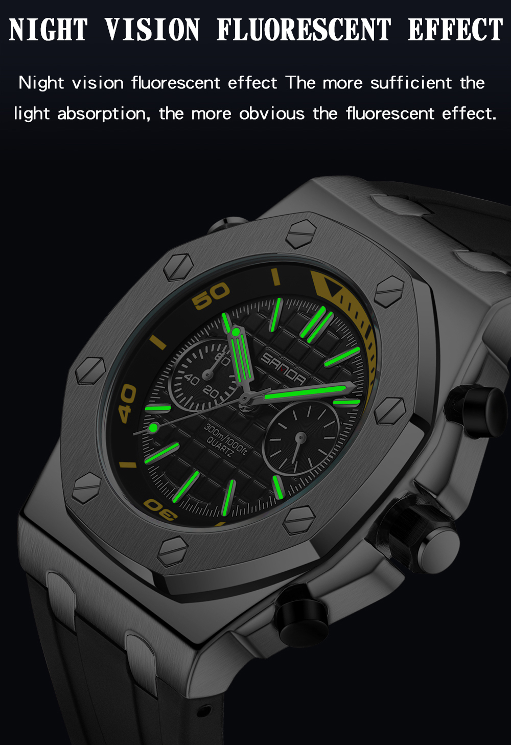 SANDA 7027 Fashion Luxury Men' - Luxury Watch Shop 리뷰 및 가격