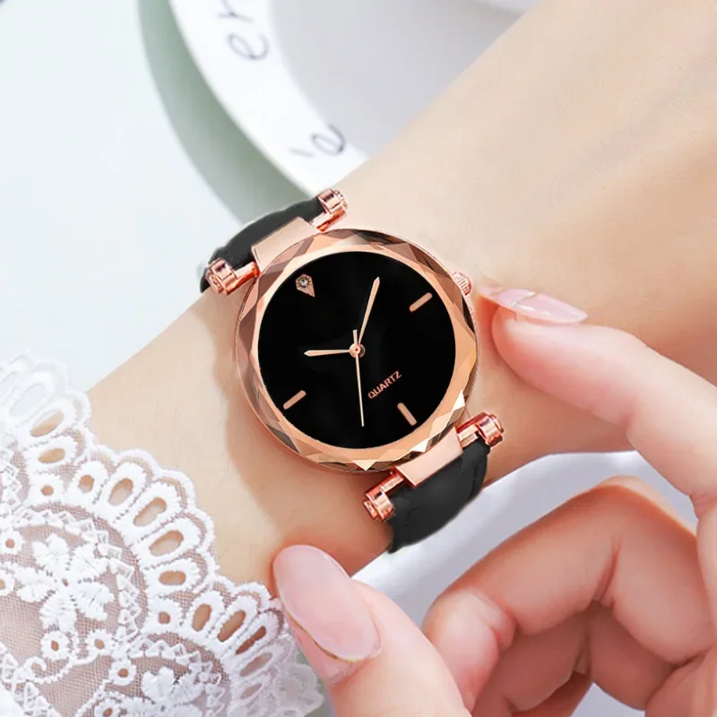 2pcs Luxury Fashion Women Watc - Luxury Watch Leather Strap 리뷰 및 가격