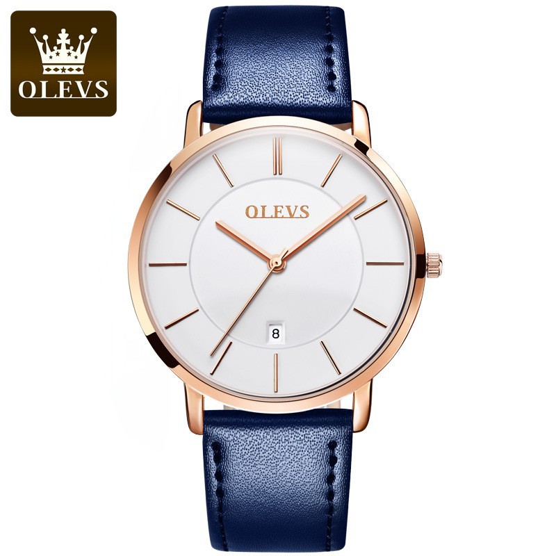 OLEVS Fashion Ultra Thin Women - Luxury Watch Leather Strap 리뷰 및 가격
