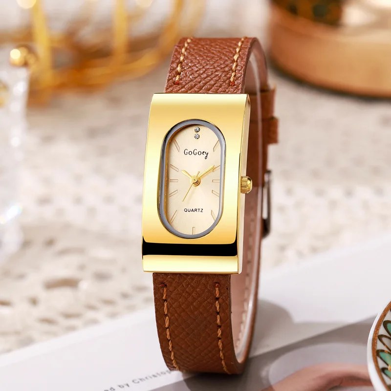 Luxury Ladies Brand Women Watc - Luxury Watch Leather Strap 리뷰 및 가격