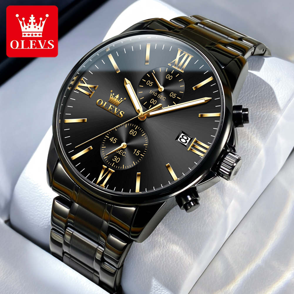 OLEVS 2886 Classic Black Quart - Luxury Watch Exhibition 리뷰 및 가격