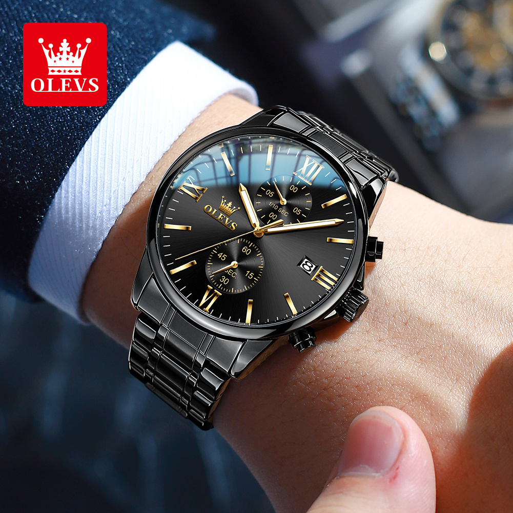 OLEVS 2886 Classic Black Quart - Luxury Watch Exhibition 리뷰 및 가격