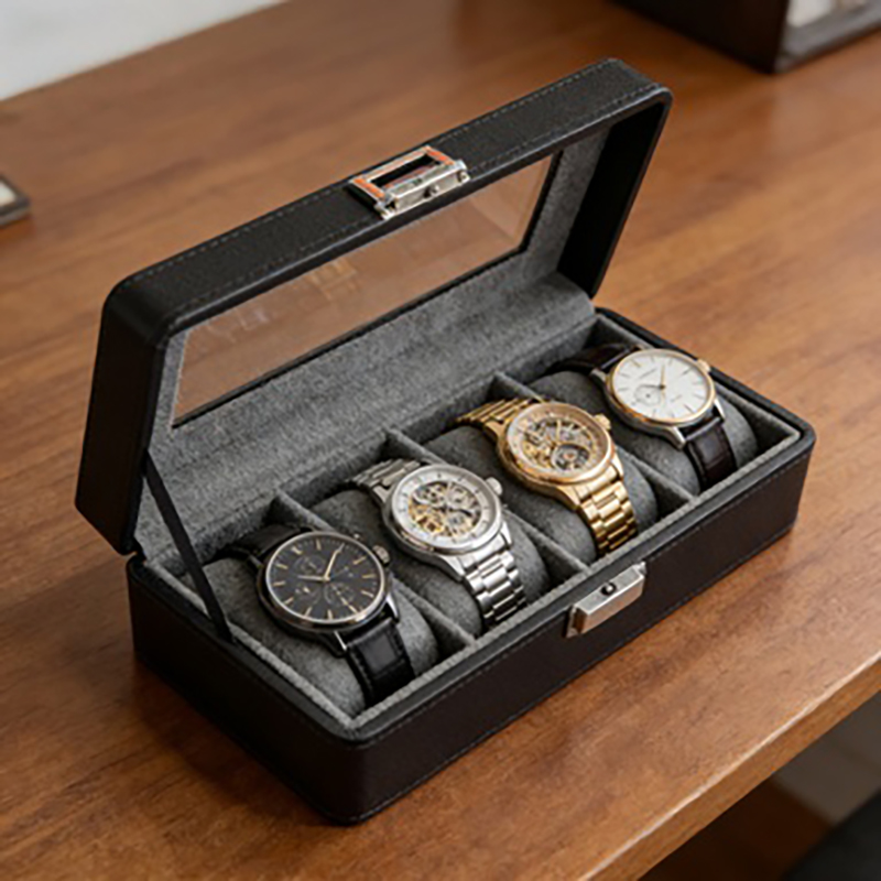 1 pc 4-grid watch box, dustpro - Luxury Watch Collection Box 리뷰 및 가격