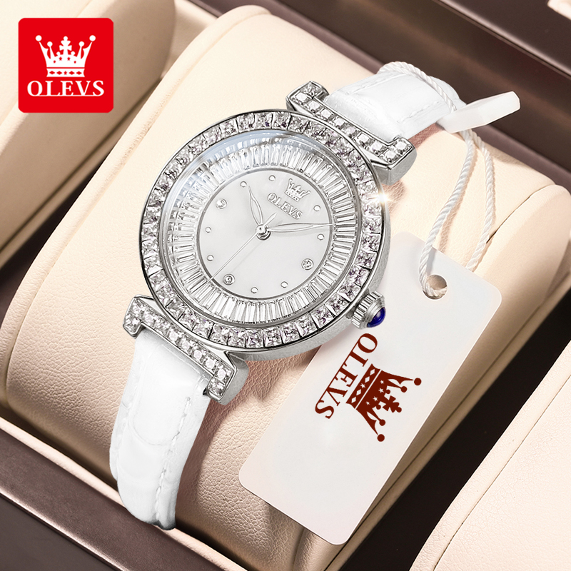 OLEVS 9983 Women's Watches Lig - Luxury Watch Leather Strap 리뷰 및 가격