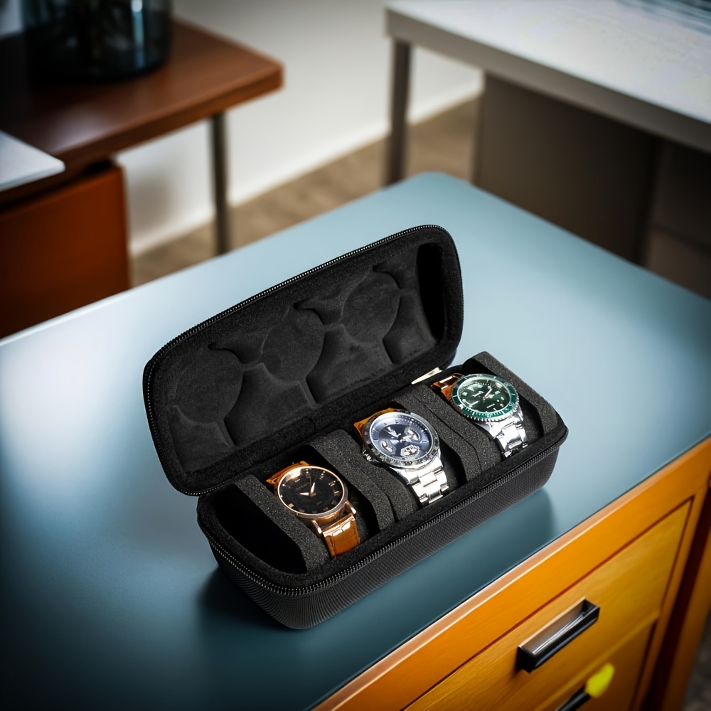 1/2 PC Luxury 3-slot Watch Tra - Luxury Watch Case Travel 리뷰 및 가격