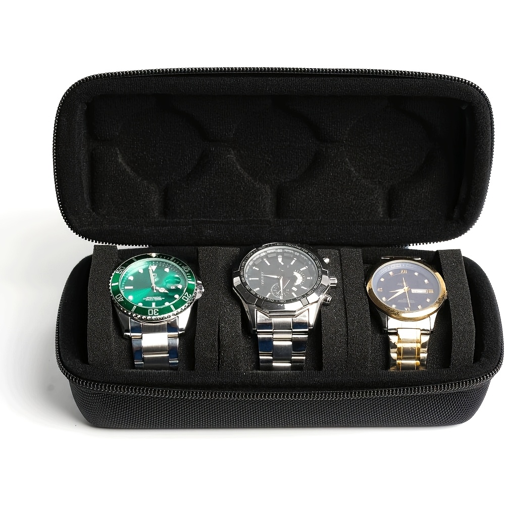 1/2 PC Luxury 3-slot Watch Tra - Luxury Watch Case Travel 리뷰 및 가격