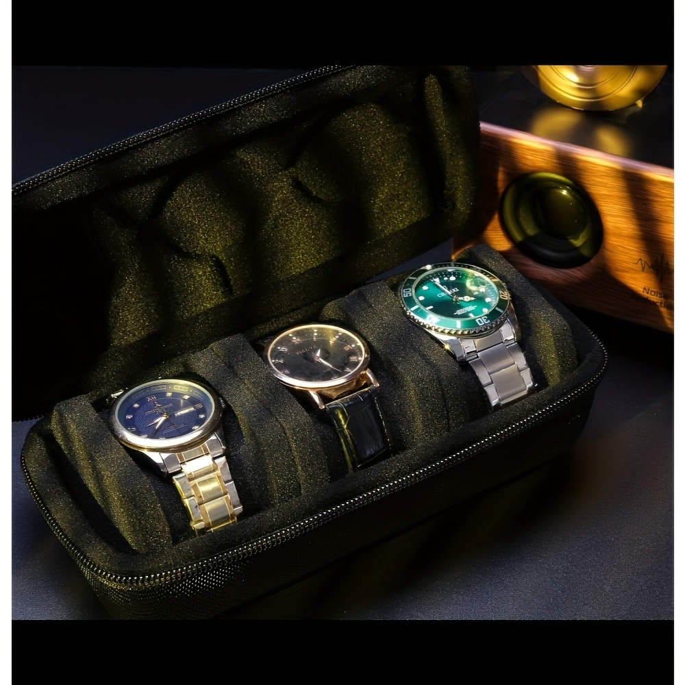 1/2 PC Luxury 3-slot Watch Tra - Luxury Watch Case Travel 리뷰 및 가격