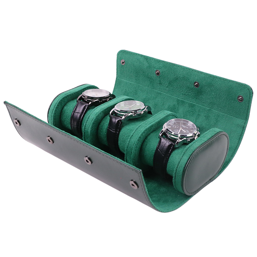 Luxury Portable 3 Slots PU Lea - Luxury Watch Case Travel 리뷰 및 가격