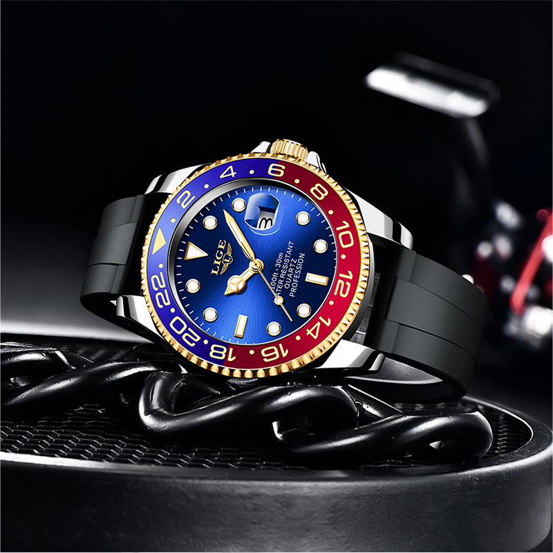 LIGE 2026 New Luxury Men Quart - Luxury Watch Display Case 리뷰 및 가격