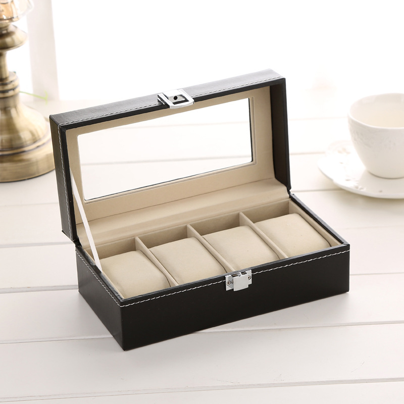 DELESYS 4 Positions PU Watch B - Luxury Watch Collection Box 리뷰 및 가격