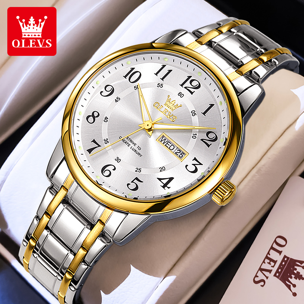 OLEVS Casual fashion men's wat - Luxury Watch Display 리뷰 및 가격
