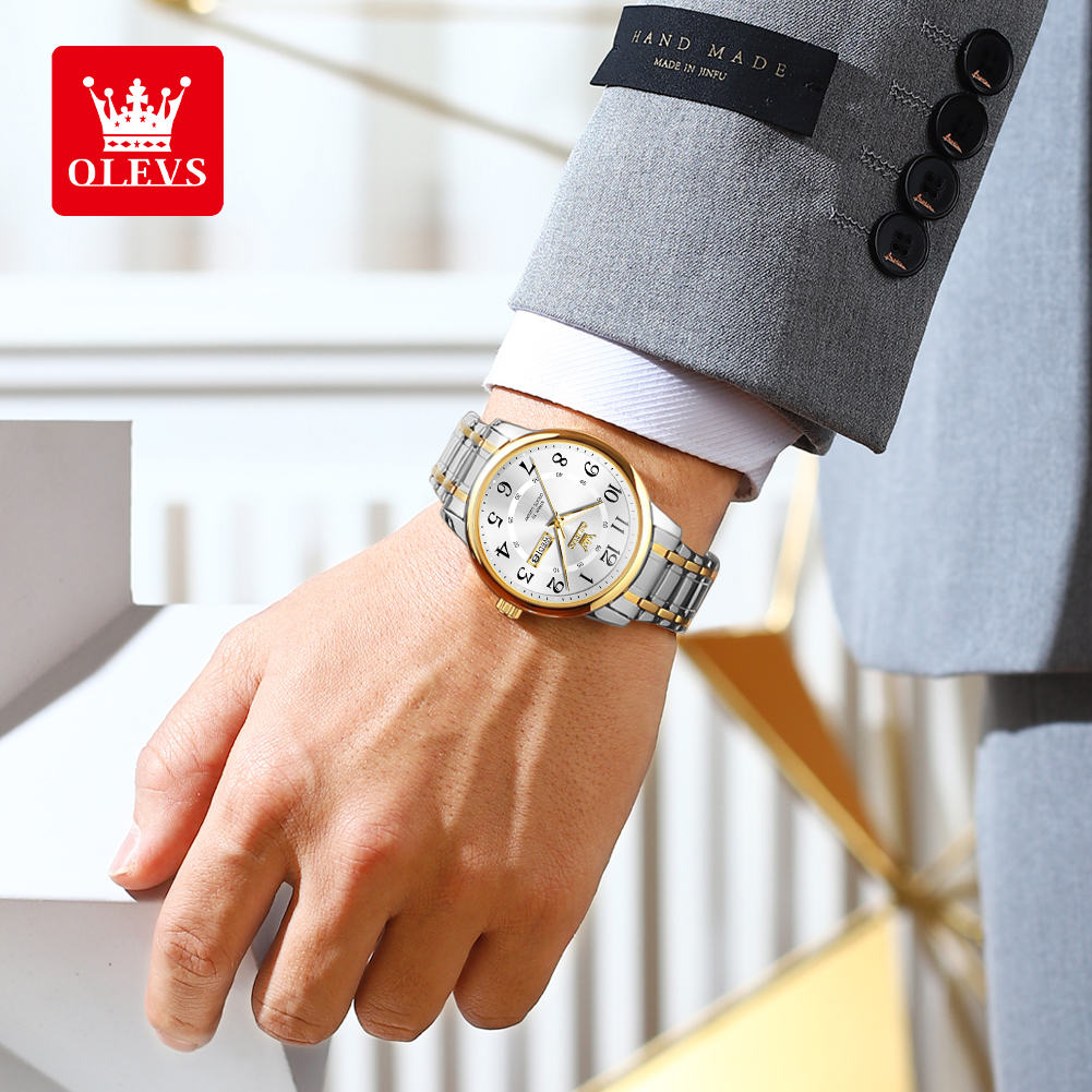 OLEVS Casual fashion men's wat - Luxury Watch Display 리뷰 및 가격