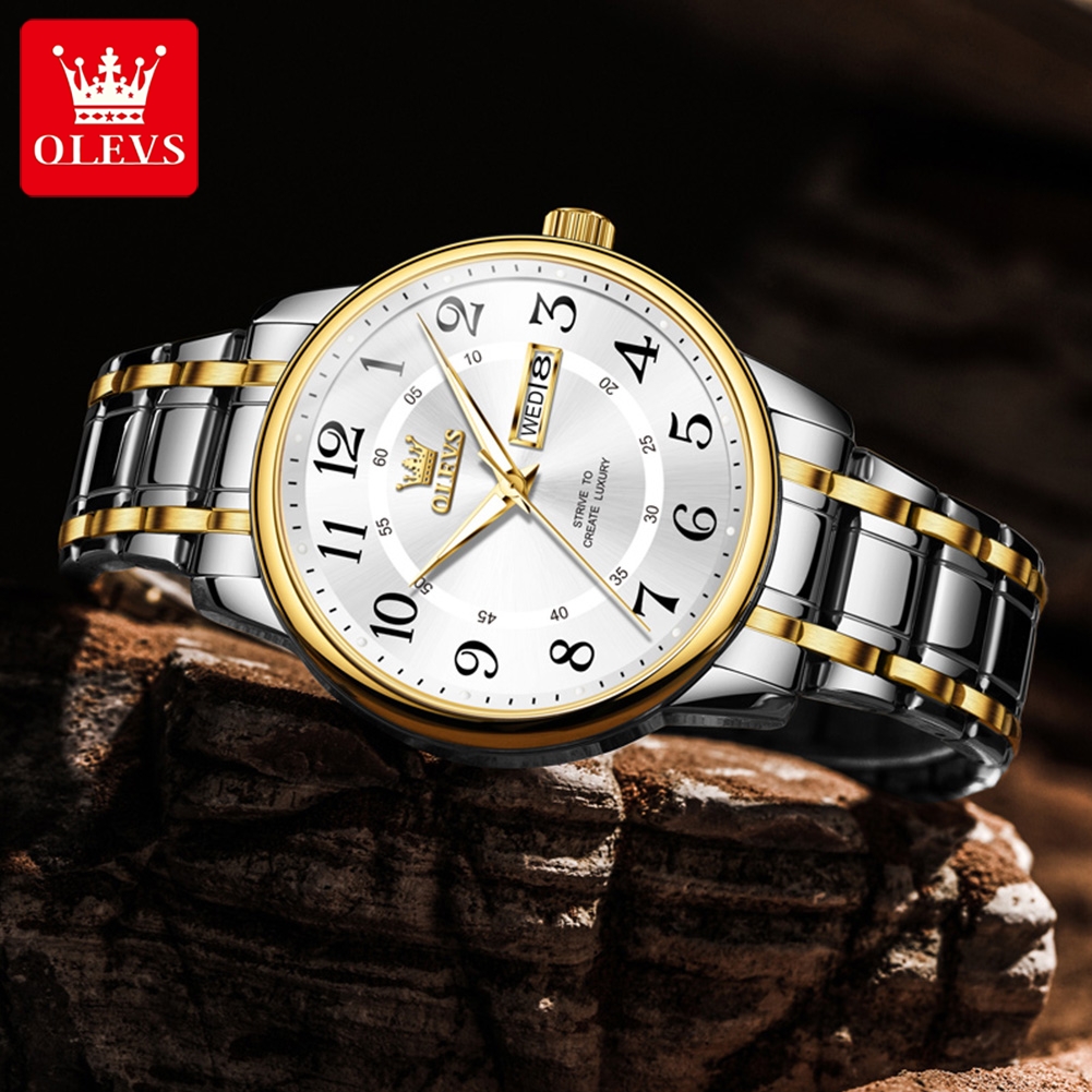 OLEVS Casual fashion men's wat - Luxury Watch Display 리뷰 및 가격