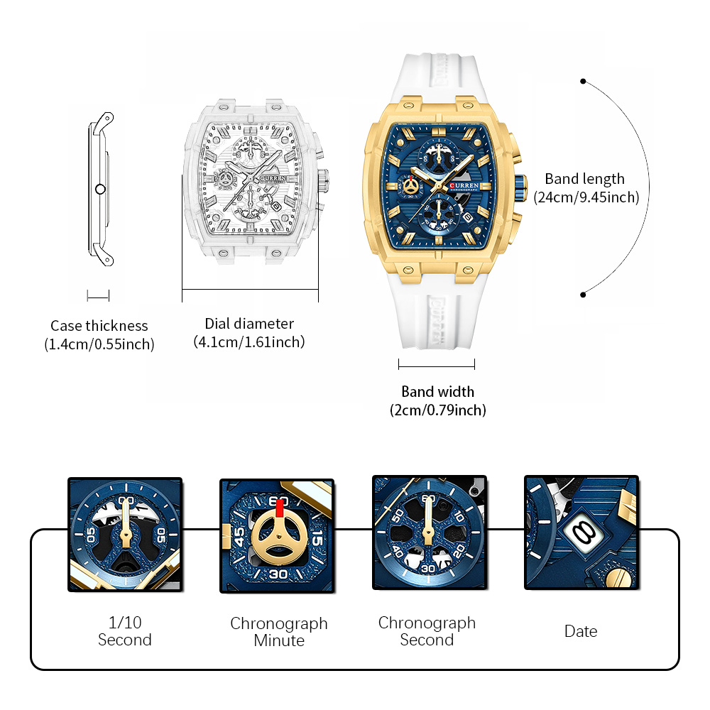 CURREN Luxury Vintage Watch fo - Luxury Watch Price 리뷰 및 가격
