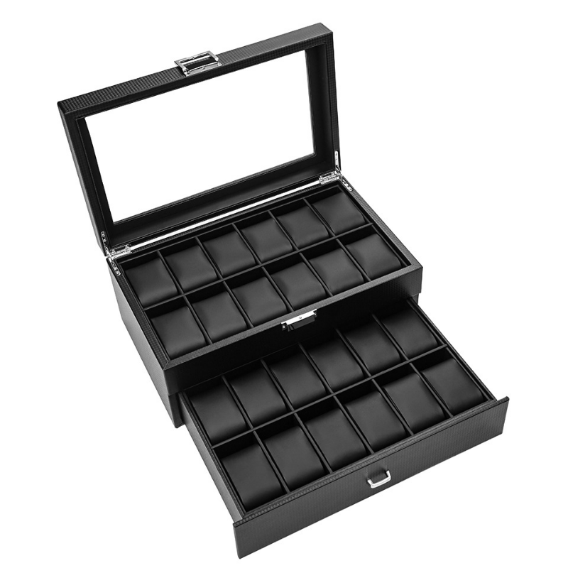 Luxury Watch Box Organizer Bla - Luxury Watch Collection Box 리뷰 및 가격