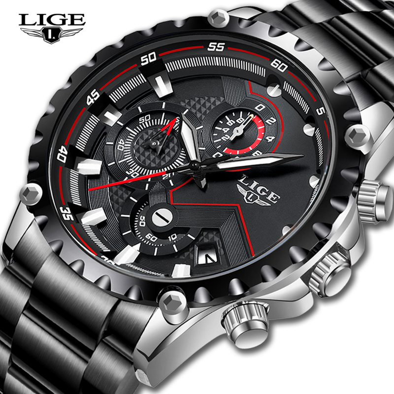 LIGE Top Brand Luxury Mens Fas - Luxury Watch All Brands 리뷰 및 가격