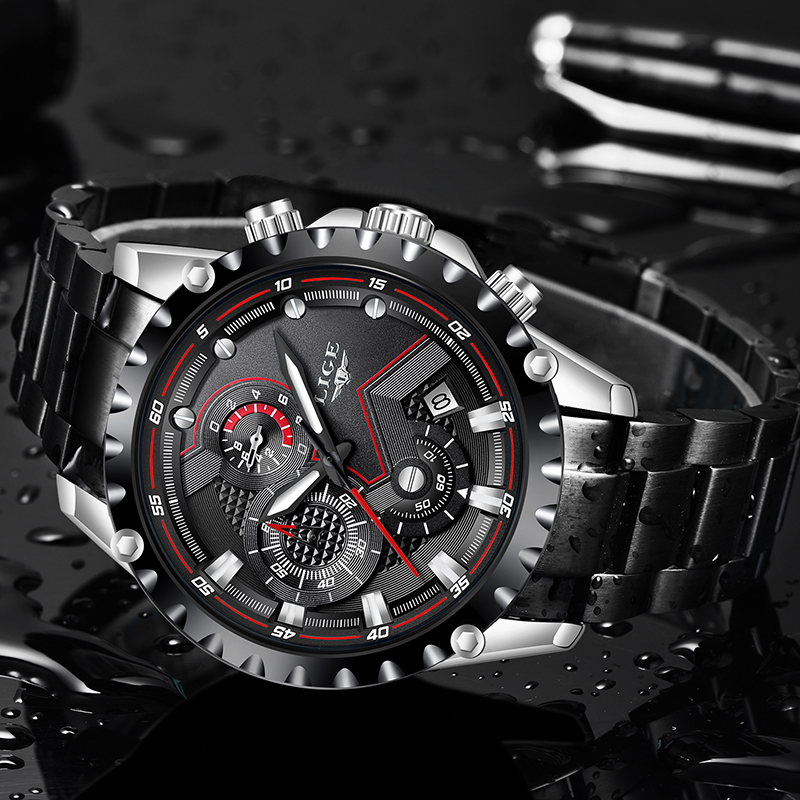 LIGE Top Brand Luxury Mens Fas - Luxury Watch All Brands 리뷰 및 가격