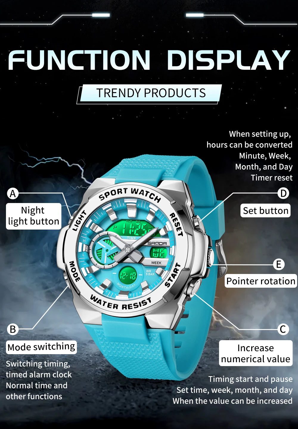 SANDA New 3385 Luxury Student  - Luxury Watch Shop 리뷰 및 가격