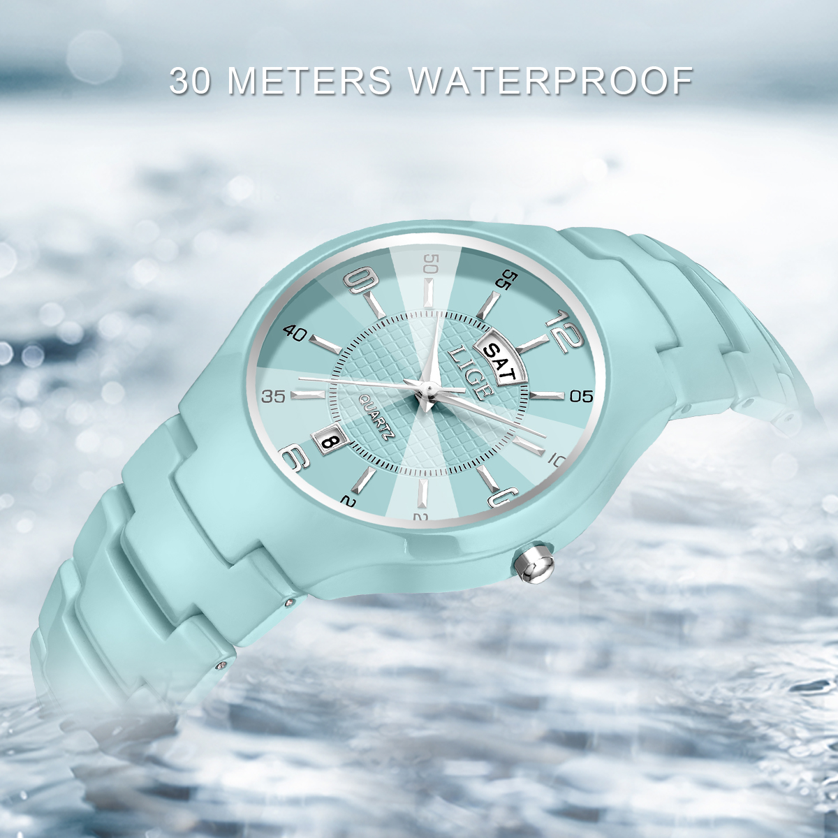 LIGE Luxury Elegant Quartz Wom - Luxury Watch Display 리뷰 및 가격