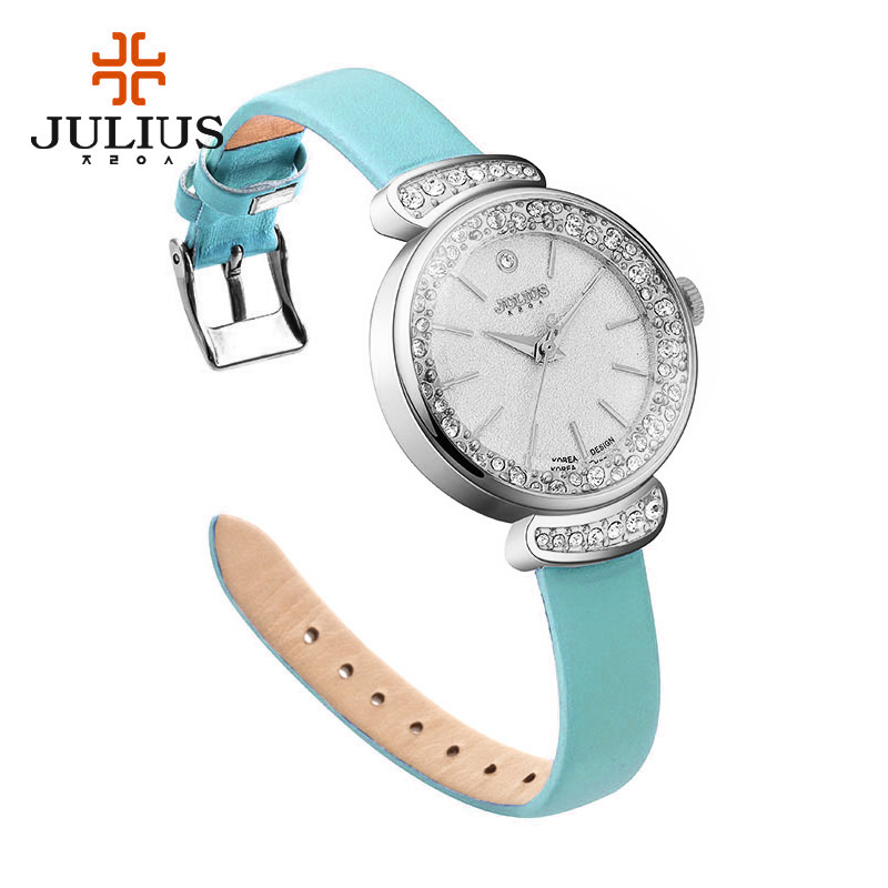 Rhinestones Women's Watch Japa - Luxury Watch Leather Strap 리뷰 및 가격