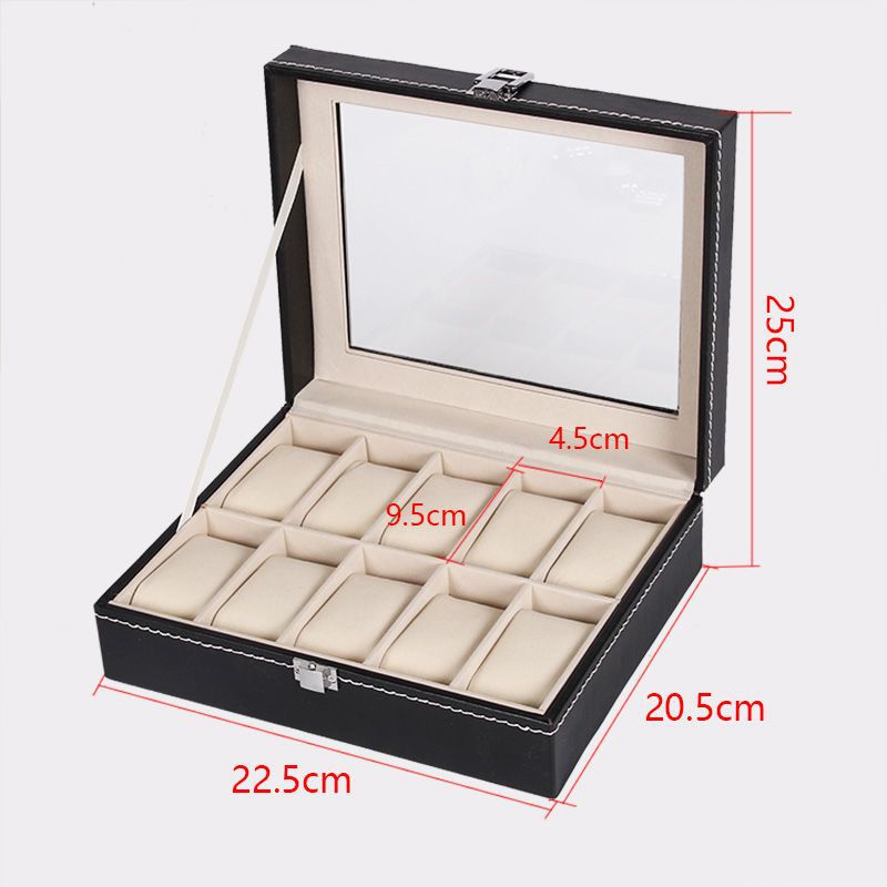 DOKW PU Leather Watch Box Trad - Luxury Watch Collection Box 리뷰 및 가격