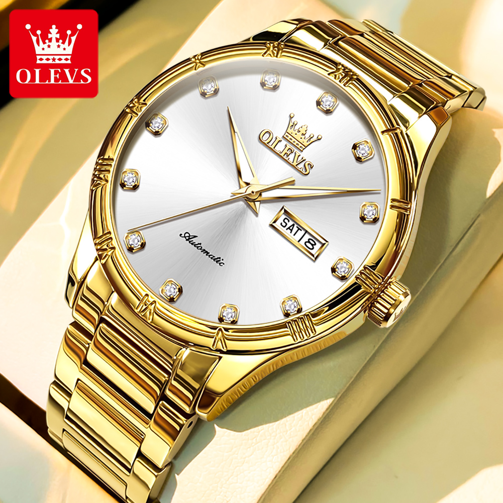 OLEVS Men's Watches Luxury Cas - Luxury Watch Display 리뷰 및 가격