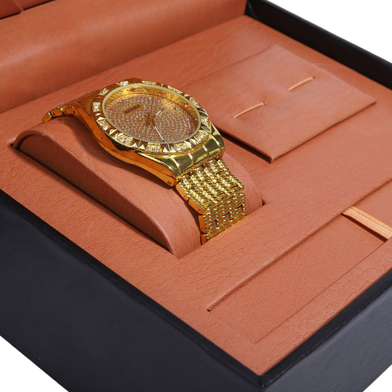 PU Leather Luxury Jewelry and  - Luxury Watch Collection Box 리뷰 및 가격