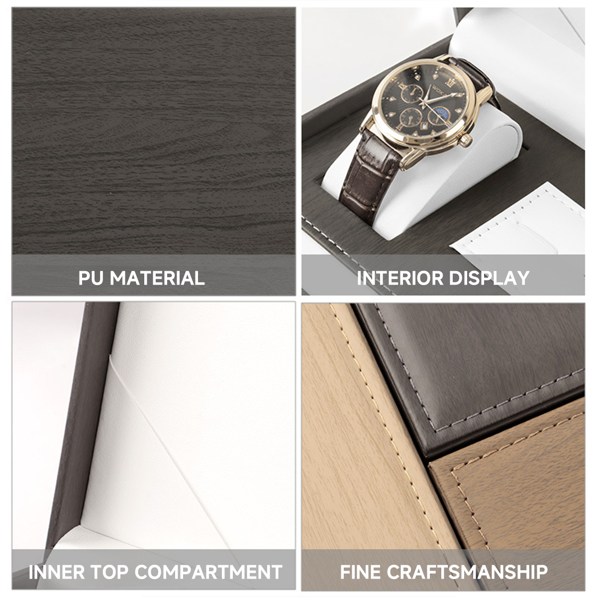 PU Leather Luxury Jewelry and  - Luxury Watch Collection Box 리뷰 및 가격