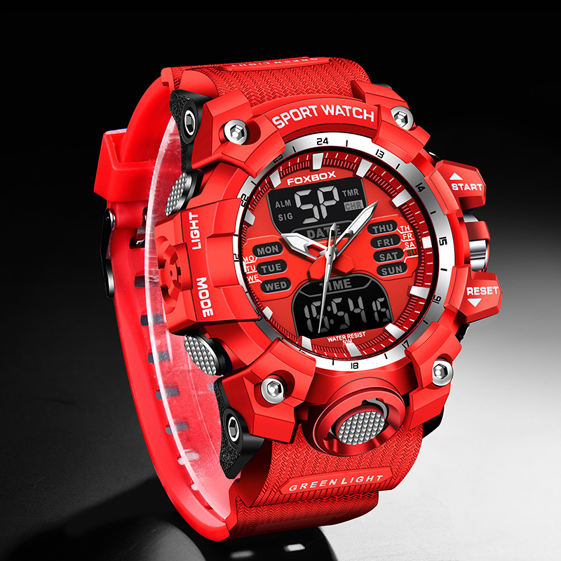 FOXBOX Military Watch for Men  - Luxury Watch Display Case 리뷰 및 가격