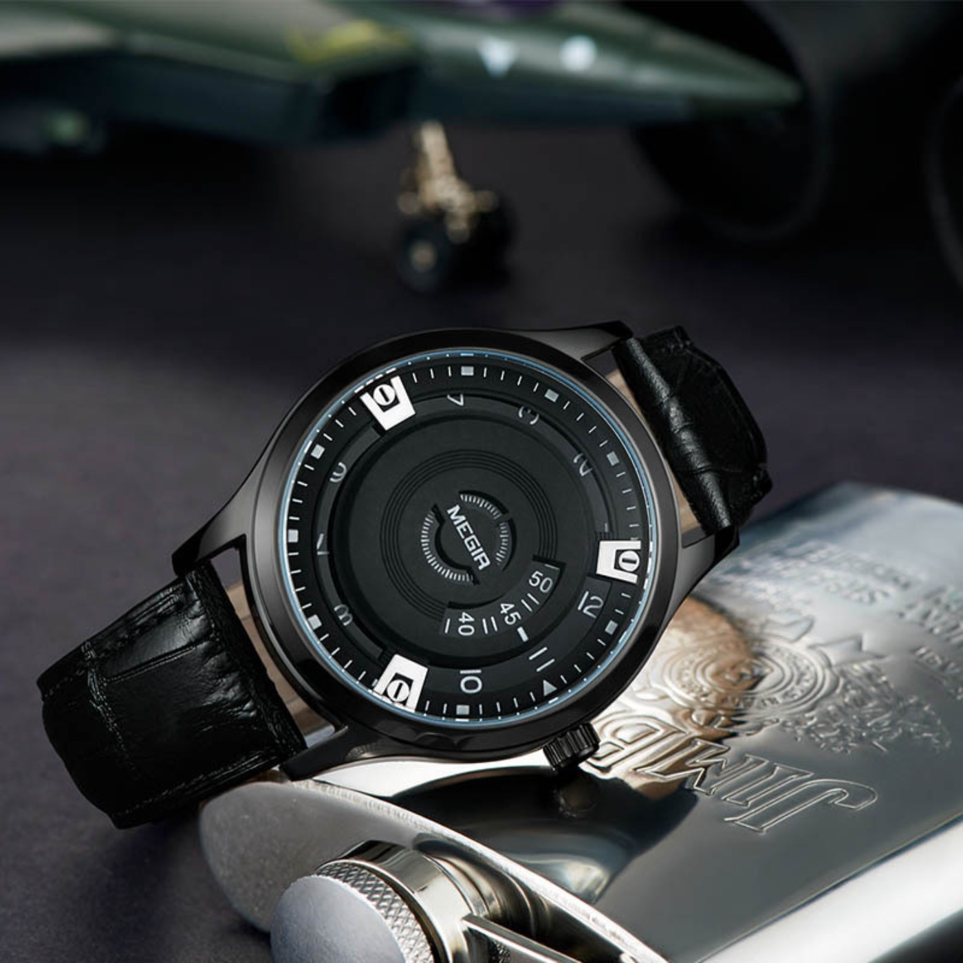MEGIR Men Watches Luxury Leath - Luxury Watch Leather Strap 리뷰 및 가격