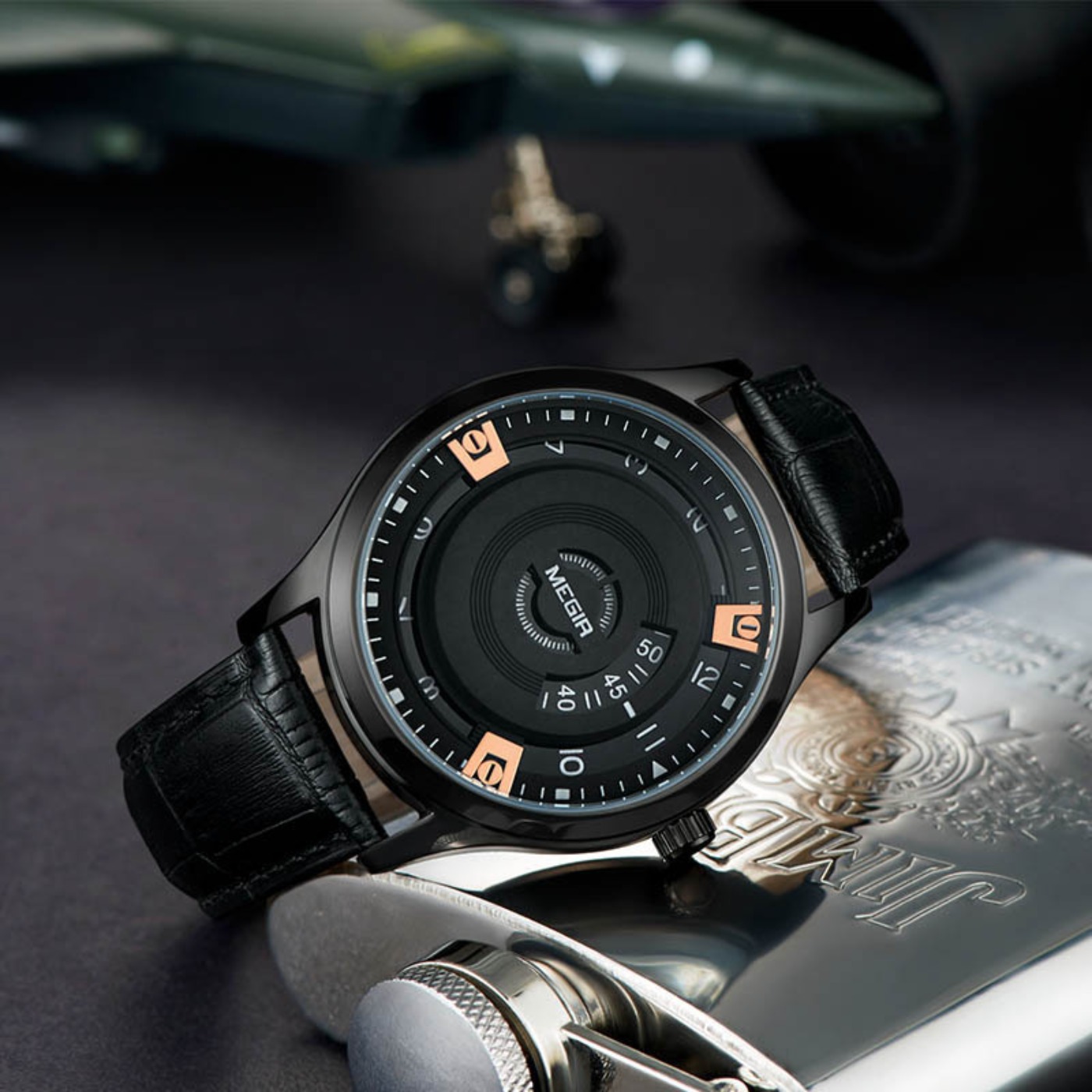 MEGIR Men Watches Luxury Leath - Luxury Watch Leather Strap 리뷰 및 가격