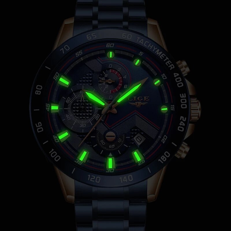LIGE New Fashion Watches Men S - Luxury Watch Exhibition 리뷰 및 가격