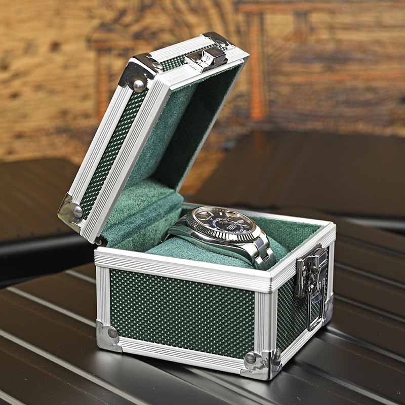 Portable Aluminum Watch Boxes  - Luxury Watch Case Travel 리뷰 및 가격