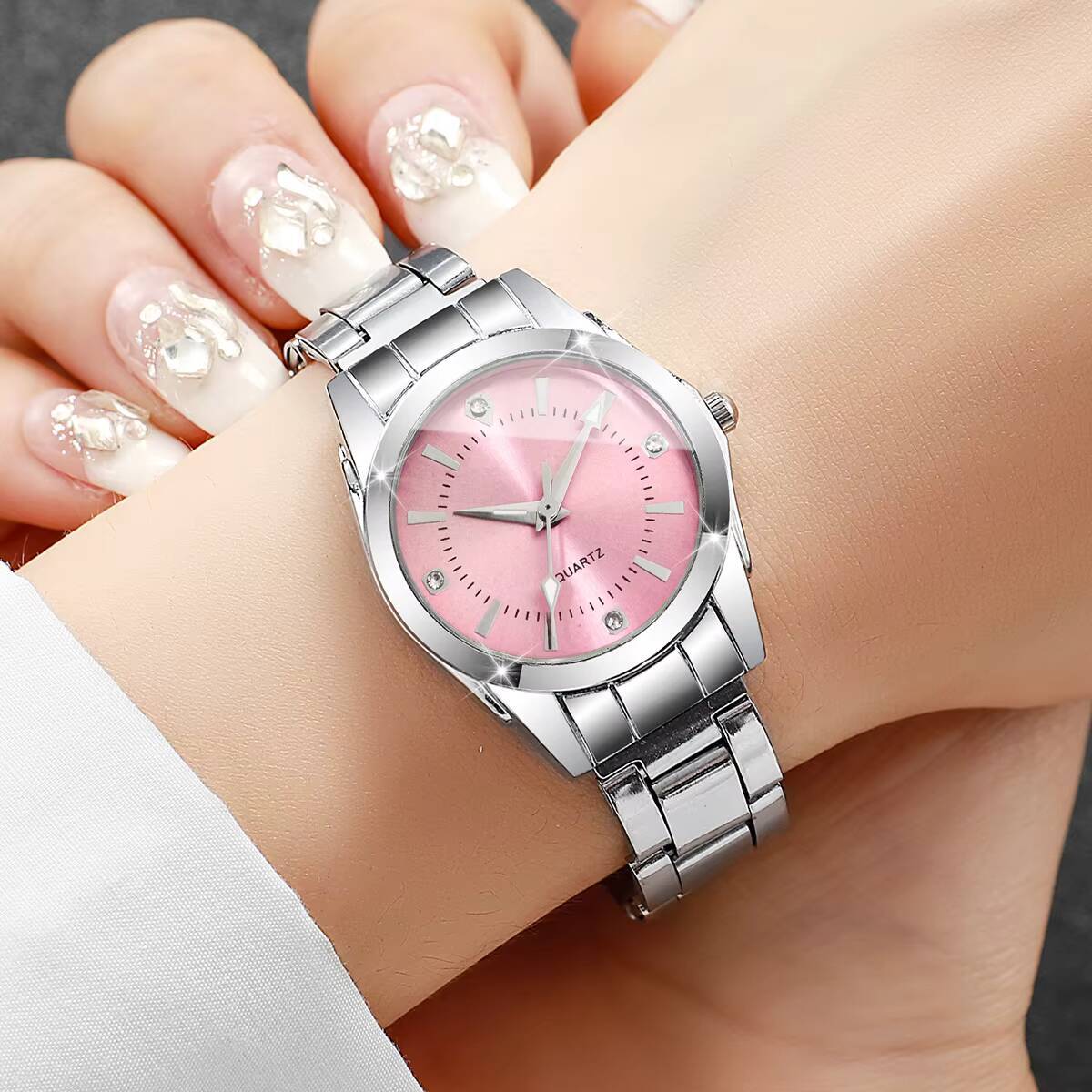 Luxury Rhinestone Women Watche - Luxury Watch Case Travel 리뷰 및 가격