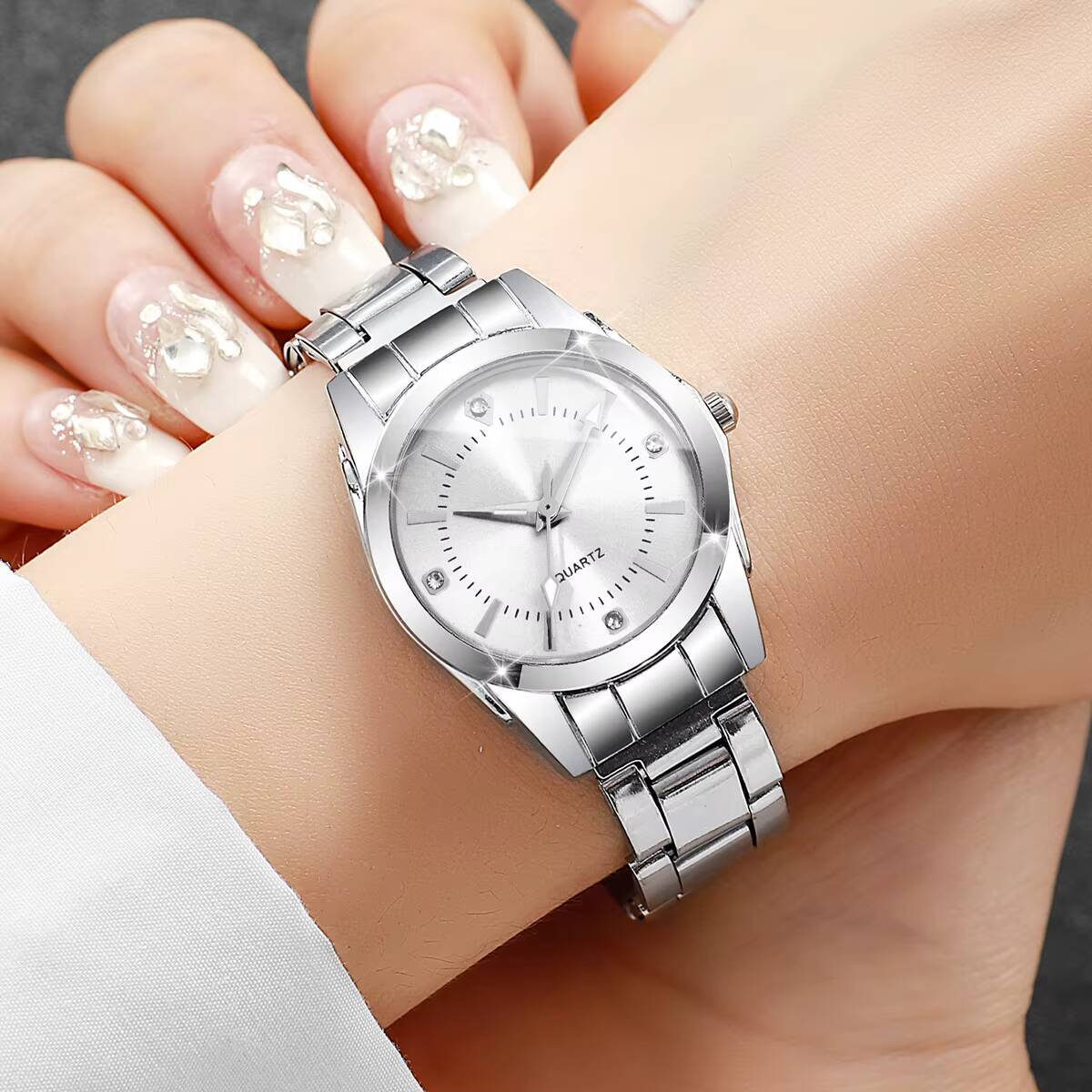 Luxury Rhinestone Women Watche - Luxury Watch Case Travel 리뷰 및 가격