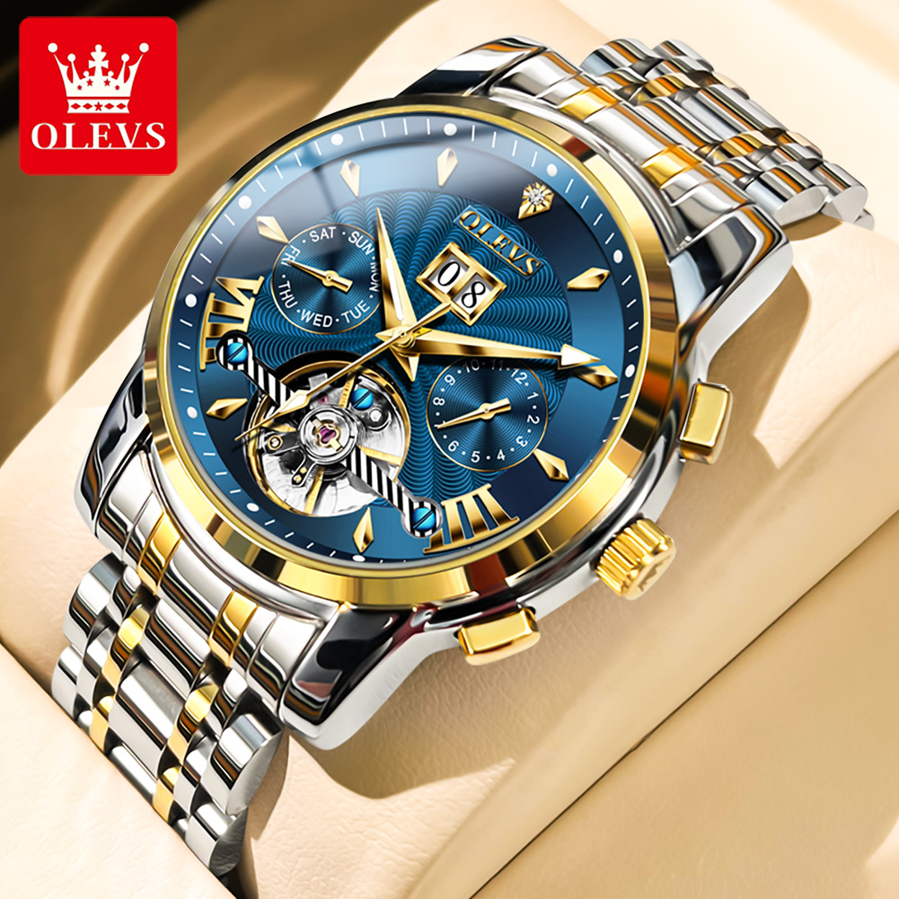 OLEVS Men Watches Luxury Fashi - Luxury Watch Display 리뷰 및 가격