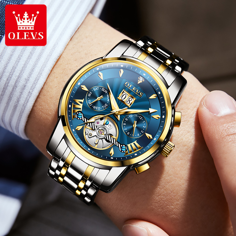 OLEVS Men Watches Luxury Fashi - Luxury Watch Display 리뷰 및 가격