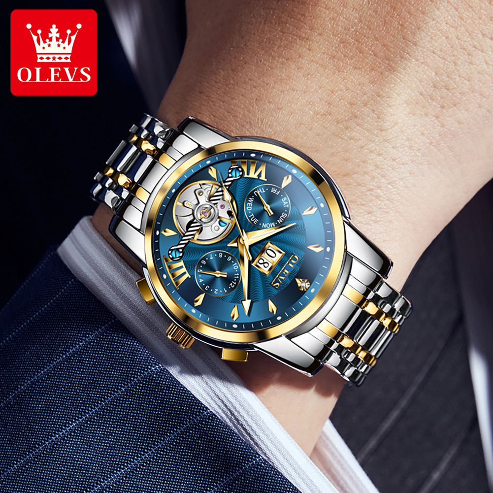 OLEVS Men Watches Luxury Fashi - Luxury Watch Display 리뷰 및 가격