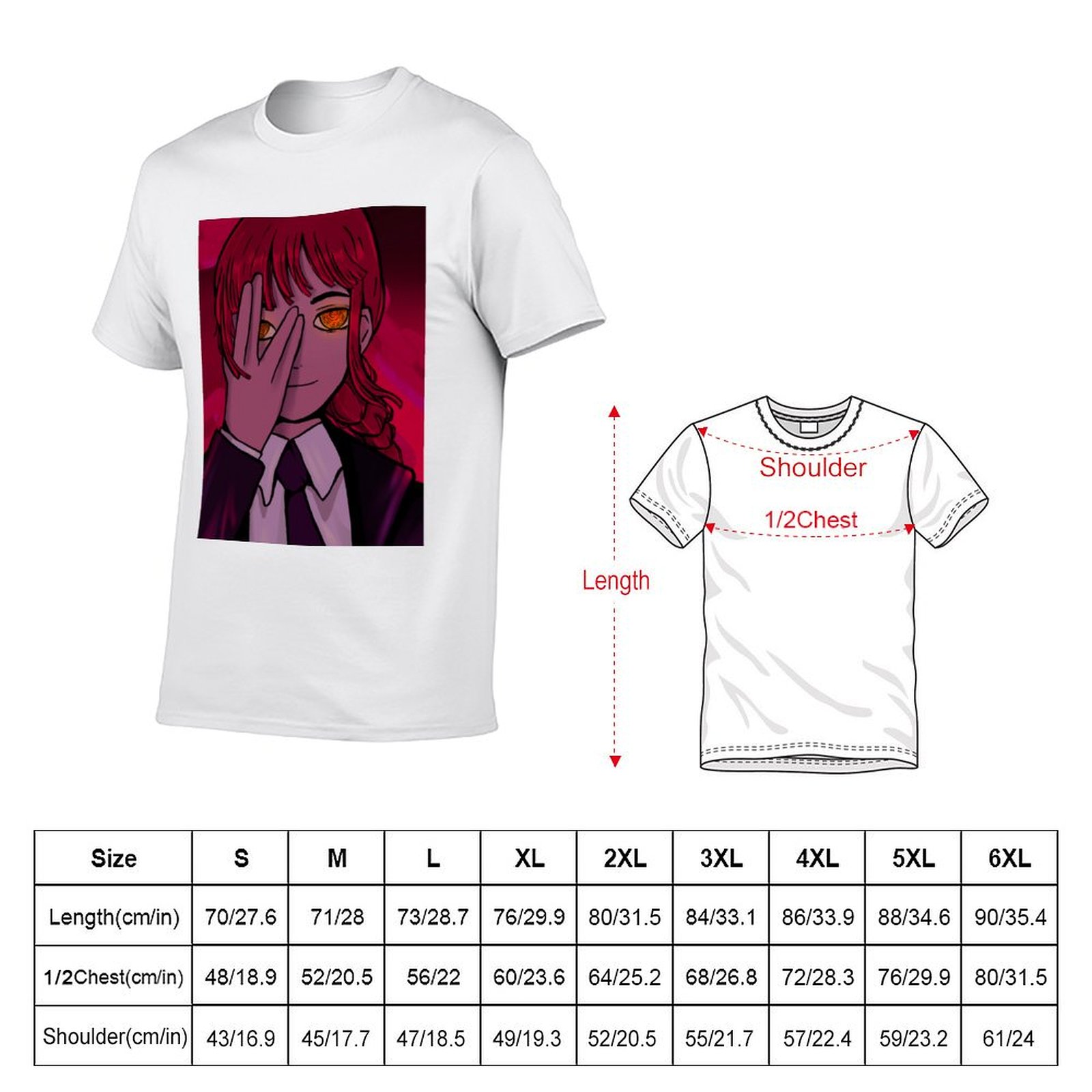 Makima is watching T-Shirt t s - Luxury Watch China 리뷰 및 가격